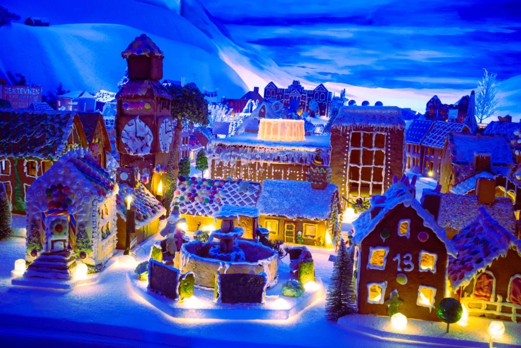 Bergen la ciudad navideña de pan de jengibre más grande del mundo