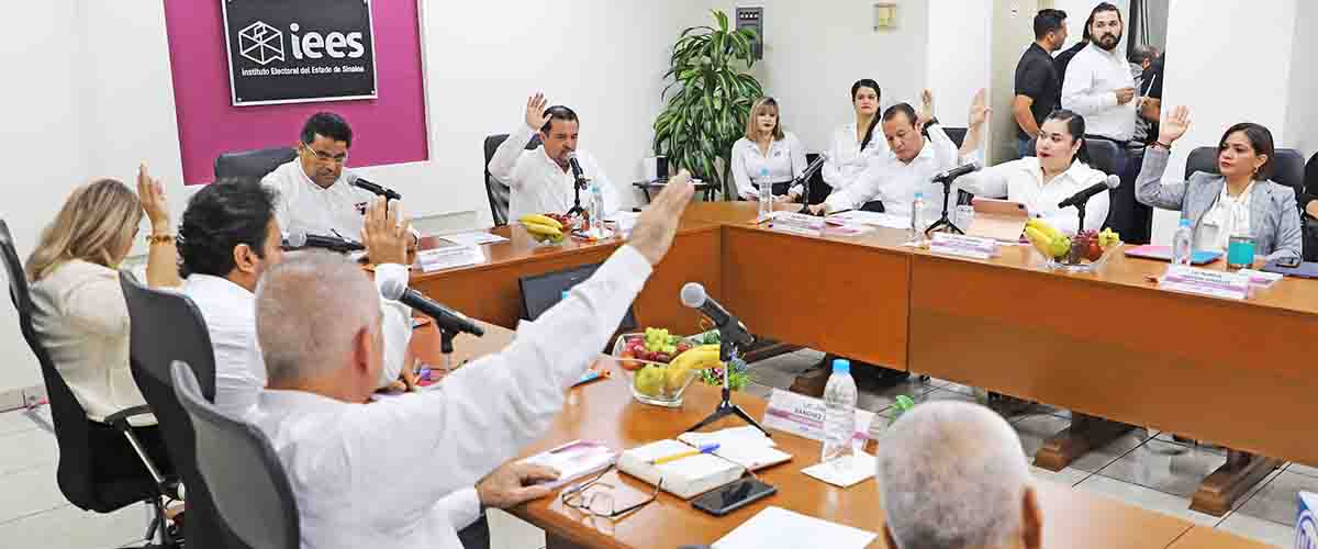 Este día sesionará el Consejo del Instituto Electoral del Estado de Sinaloa, para tratar, entre otros temas, la actualización de los montos del financiamiento público para el sostenimiento de las actividades ordinarias permanentes, gastos de campaña y actividades específicas de los partidos políticos en este año 2024