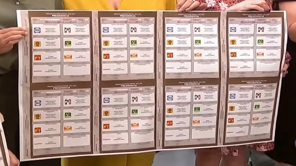 Talleres Gráficos de México inició la producción de las boletas electorales que se utilizarán el próximo 2 de junio en los comicios presidenciales.