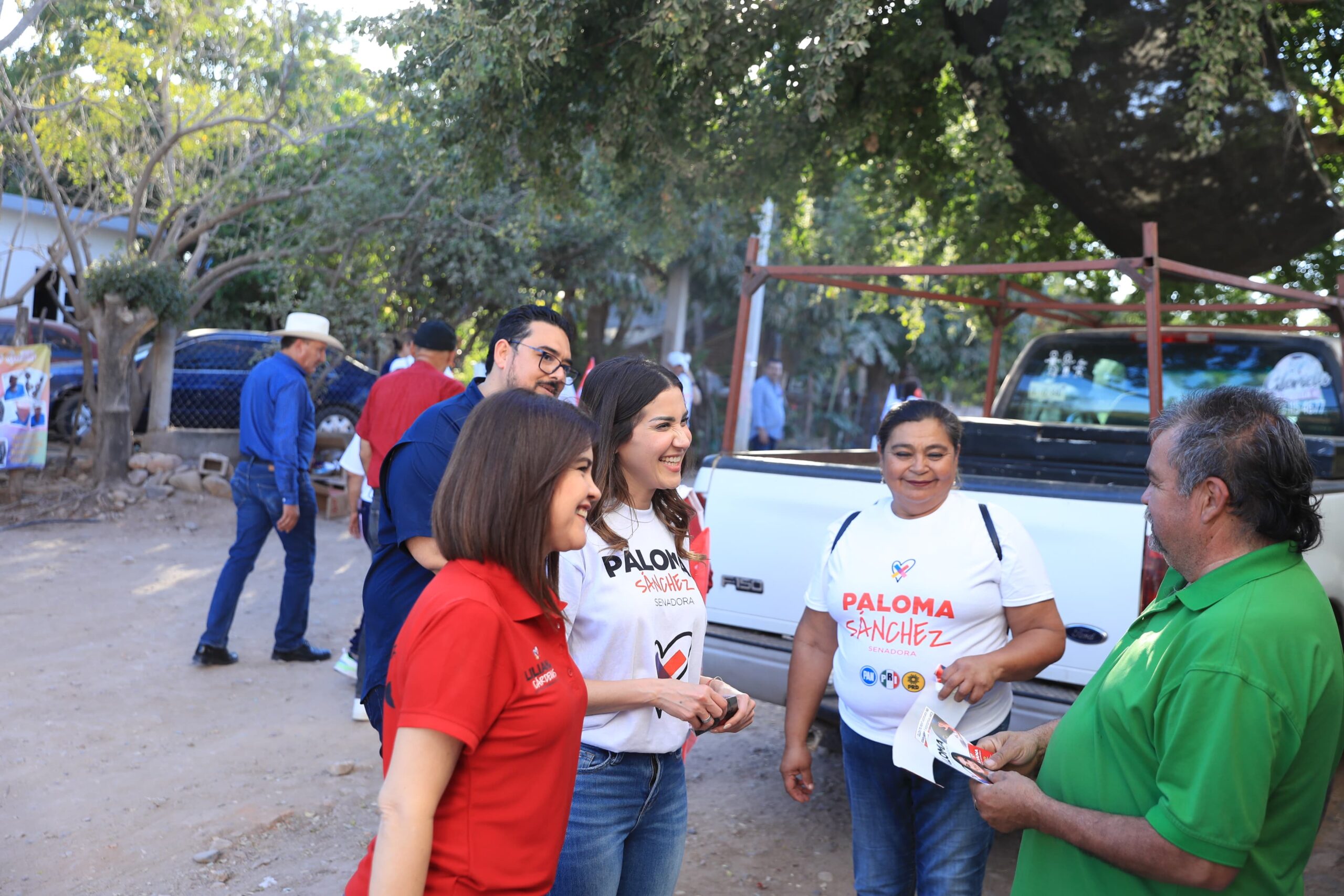 - Paloma Sánchez recorre comunidades de Badiraguato, Mocorito y Guamúchil.