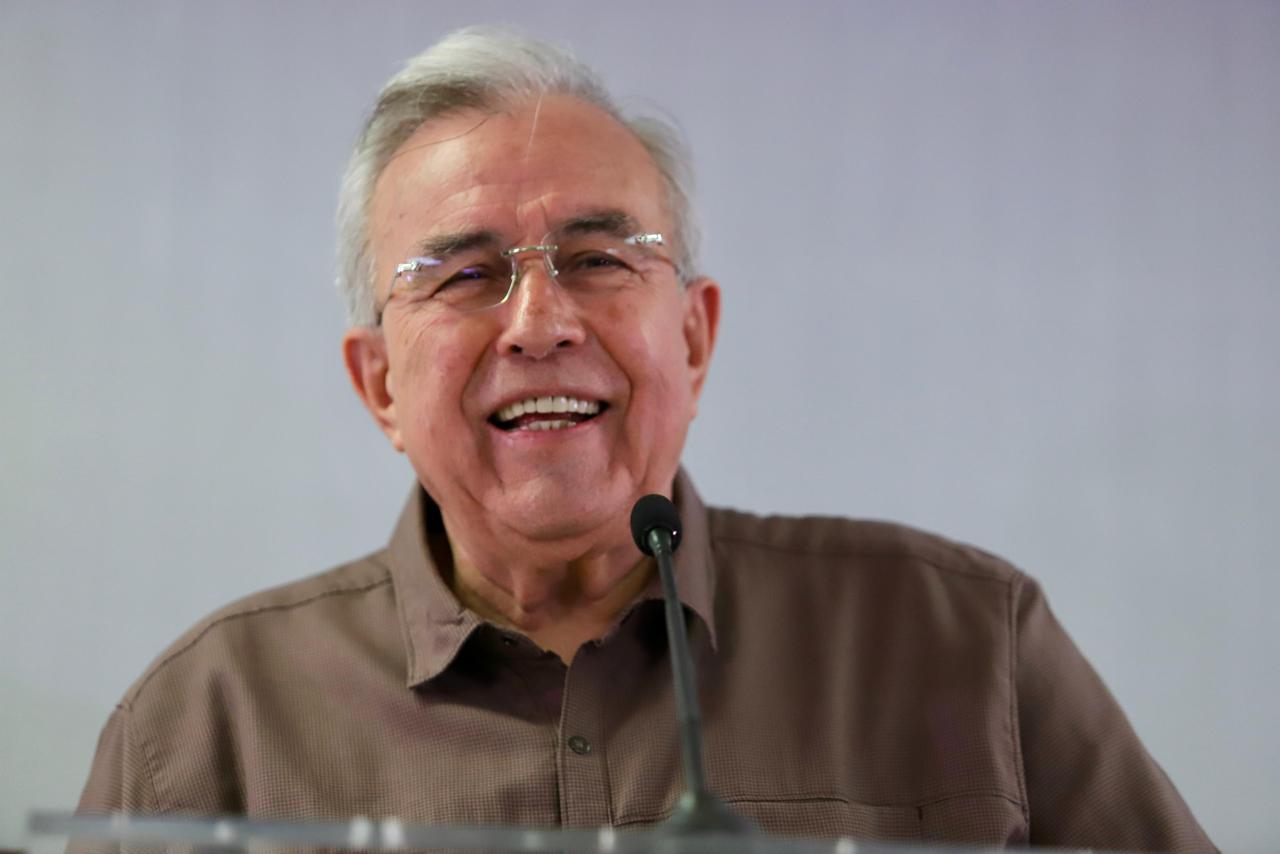 El gobernador Rubén Rocha Moya asistió a la reunión convocada por la secretaria de Gobernación, Luisa María Alcalde Luján, en la que participaron también las autoridades de la Universidad Autónoma de Sinaloa, encabezadas por el encargado de la Rectoría, Robespierre Lizárraga Otero.