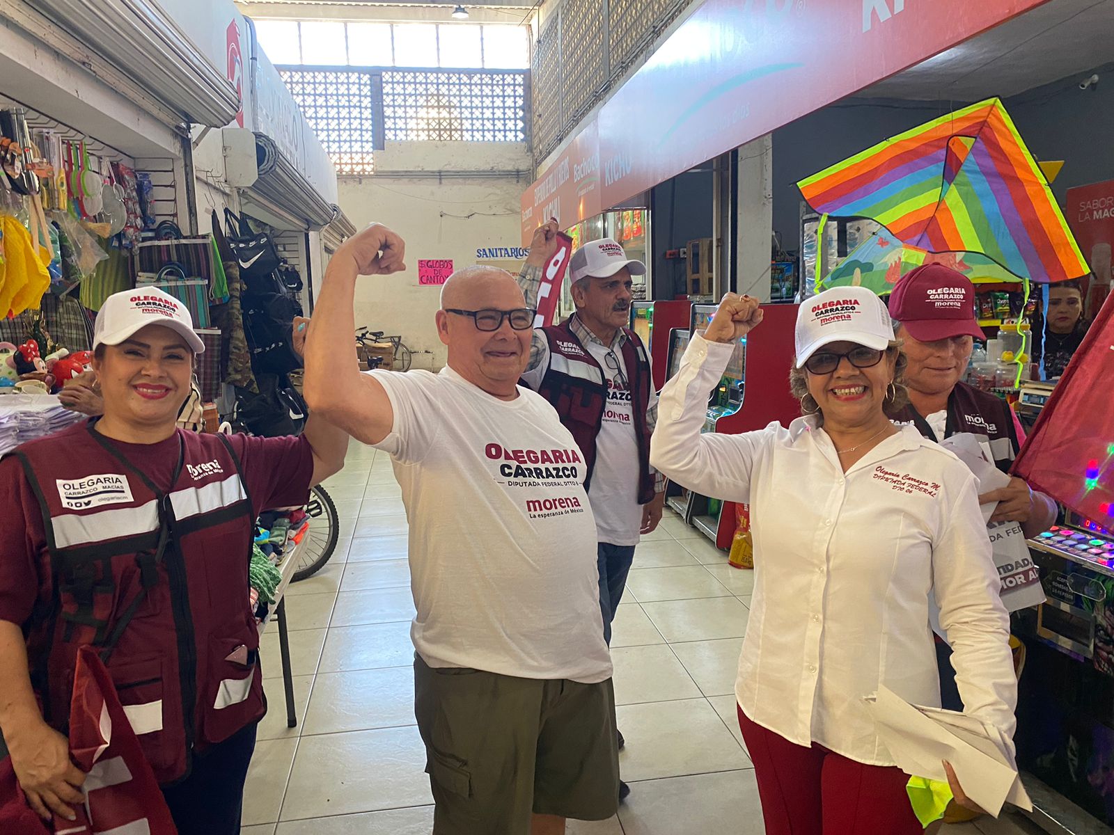 -	La población asegura que está con la Cuarta Transformación, señala Olegaria.