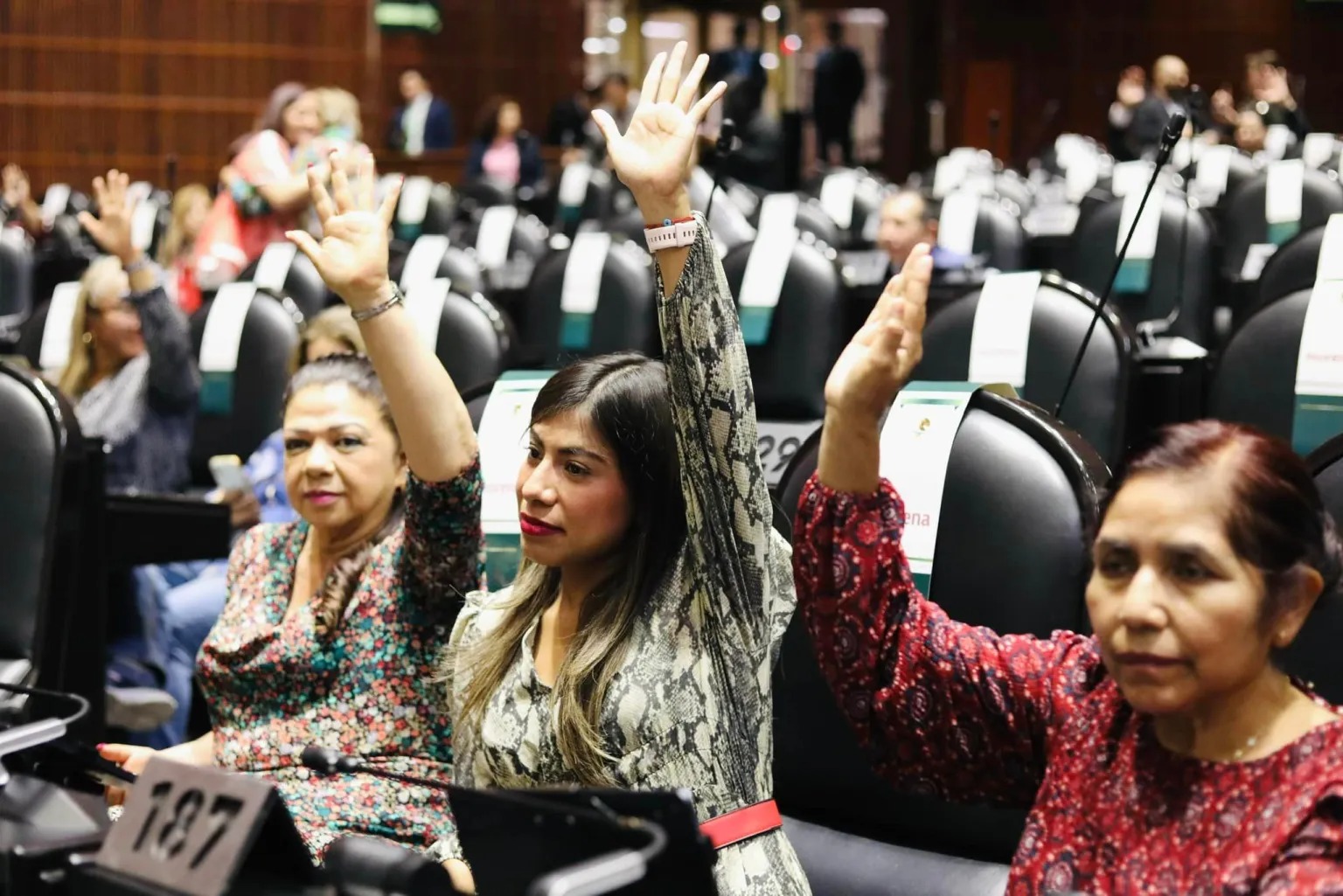 En votación económica, la Cámara de Diputados aprobó licencias a 9 diputadas y 6 diputados del Grupo Parlamentario de Morena.