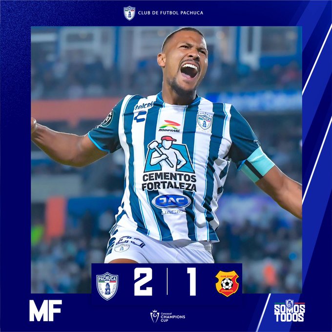 -	Los Tuzos de Pachuca derrotaron este miércoles por 2-1 al Herediano costarricense y se clasificaron a la semifinal de la Copa de Campeones de la Concacaf, conocida como ‘Concachampions‘, al superar con facilidad la serie por 7-1