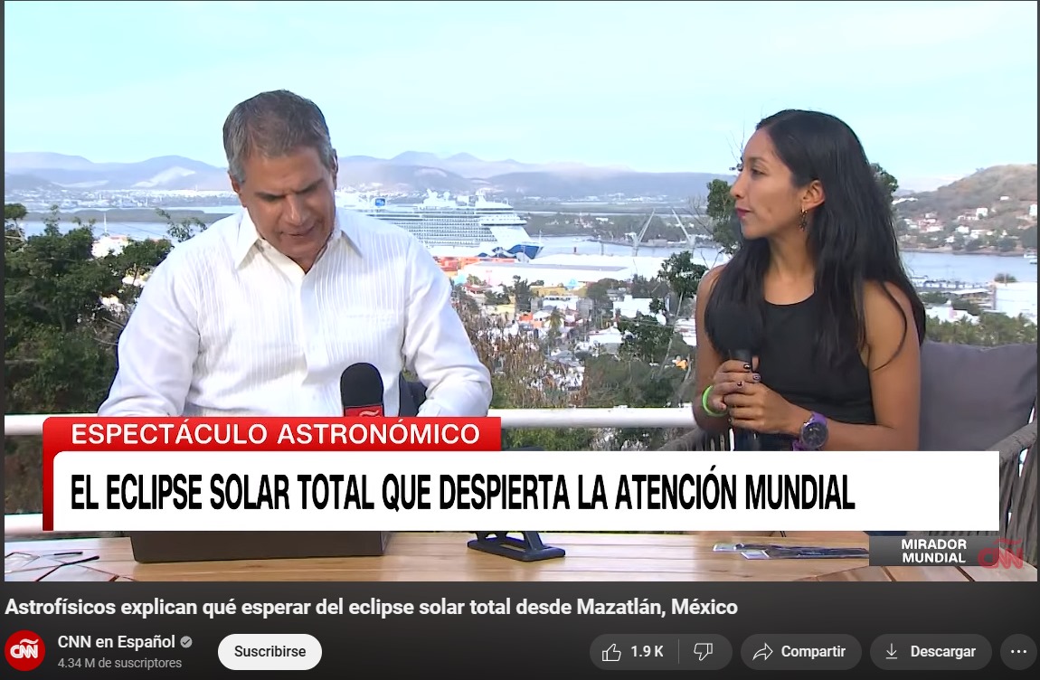 ¡En los ojos del mundo!
