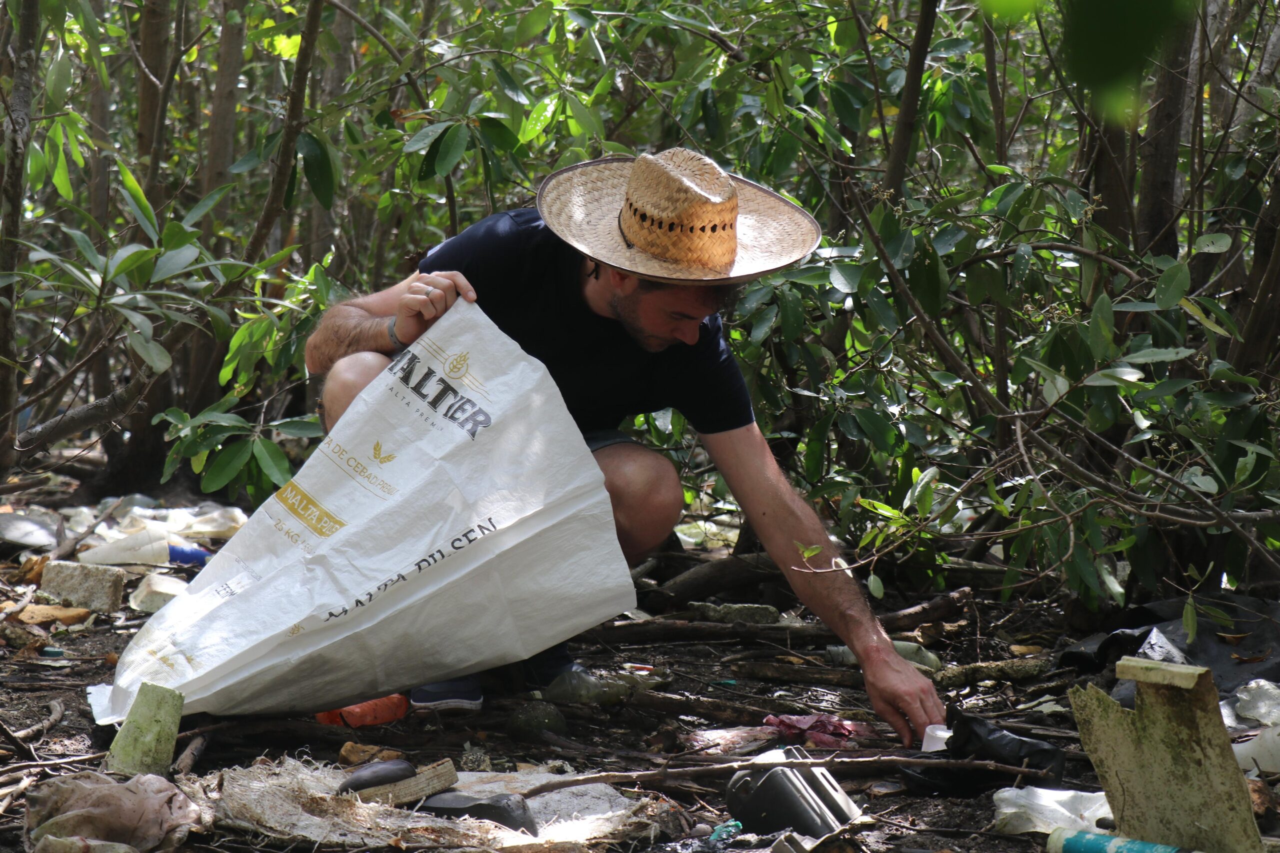 Alrededor de 200 kilos de residuos fueron recolectados