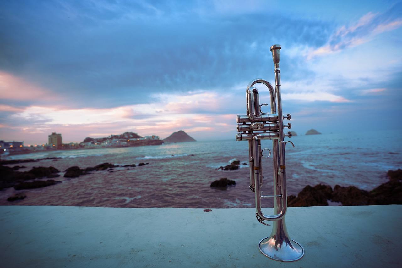 Ellos asisten al Festival de Metales.