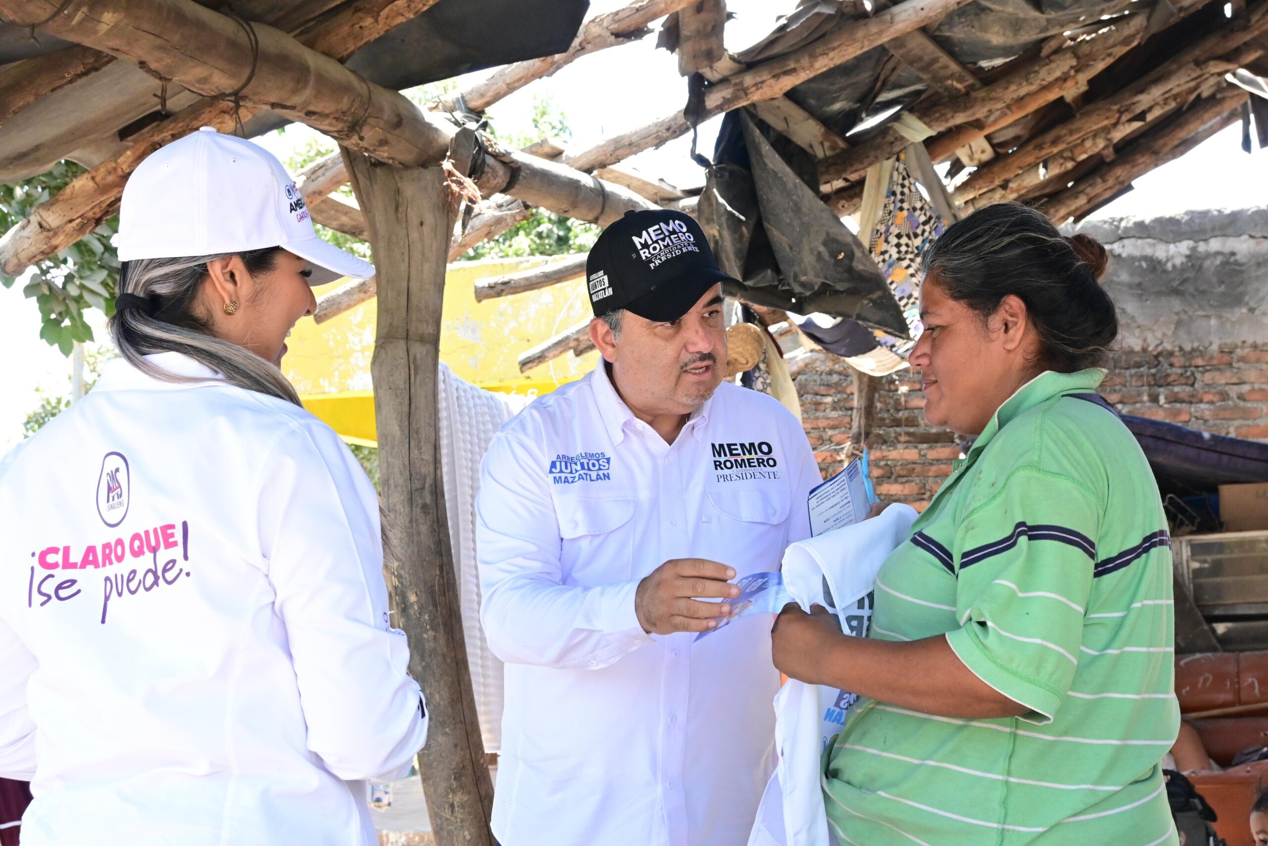 El candidato recorrió durante este sábado, la sindicatura de El Habal y las comunidades de Potrero de Carrasco, Los Zapotes, Camacho y El Recreo