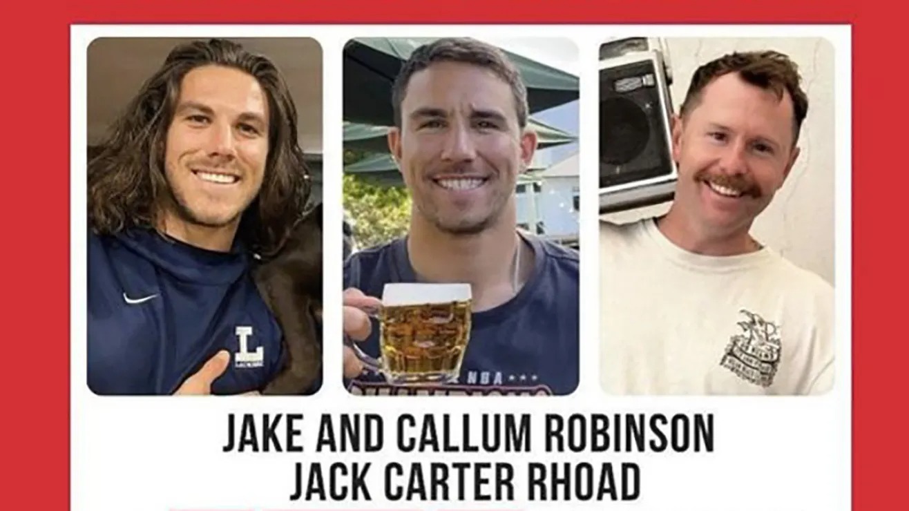 Tras la desaparición de dos surfistas australianos y un estadounidense en Ensenada, Baja California, autoridades mexicanas hallaron 3 cuerpos que podrían corresponder a los de los turistas