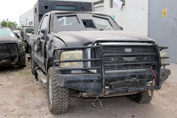 La FGR indicó el jueves que los 42 vehículos ‘monstruo’ fueron asegurados en diversos enfrentamientos en Tamaulipas