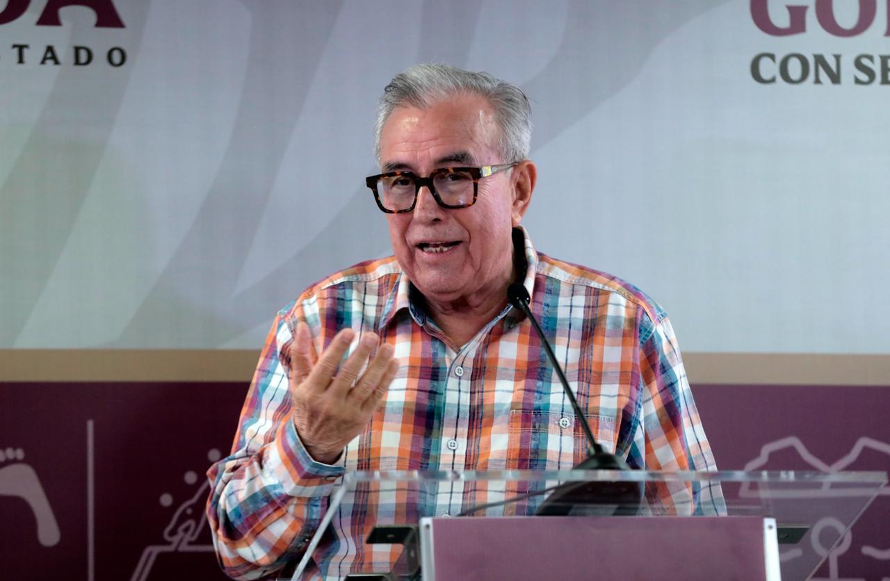 El gobernador Rocha reiteró que todos los productores tendrán su apoyo, los de menos de 600 toneladas a través de SEGALMEX y los que superen esa producción, a través de SADER