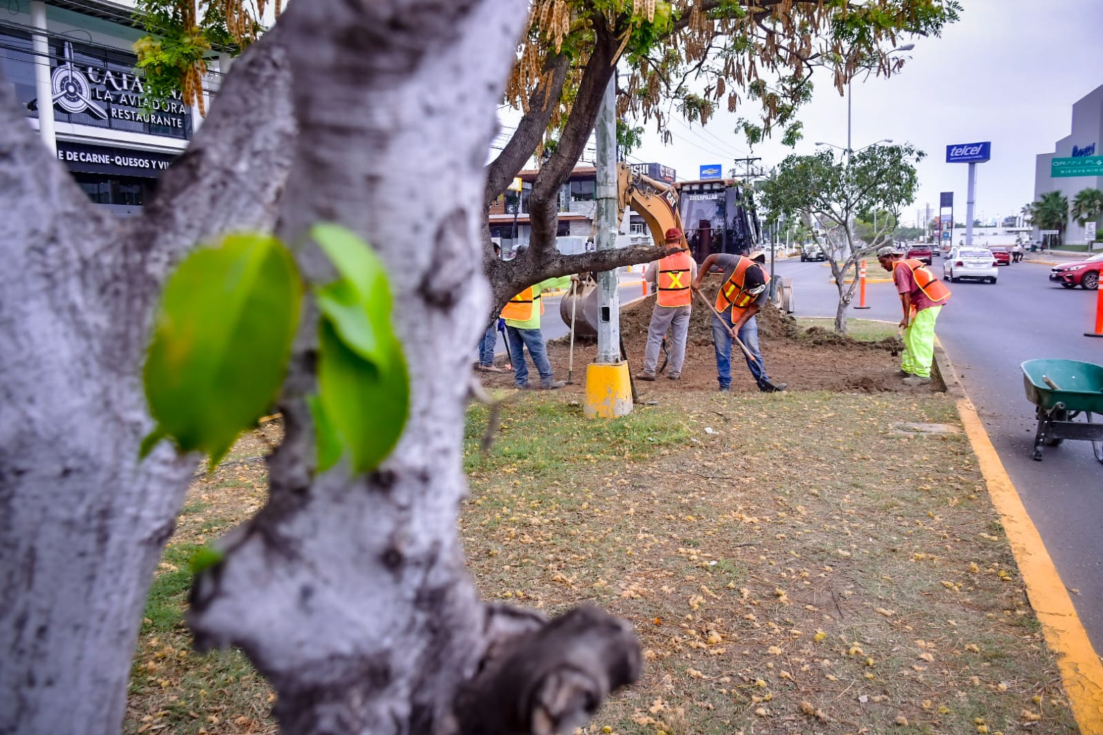 El Alcalde destacó que estas obras contribuyen al mejoramiento de la imagen urbana y a la seguridad del peatón, ya que también se instalarán pasos peatonales en la zona.