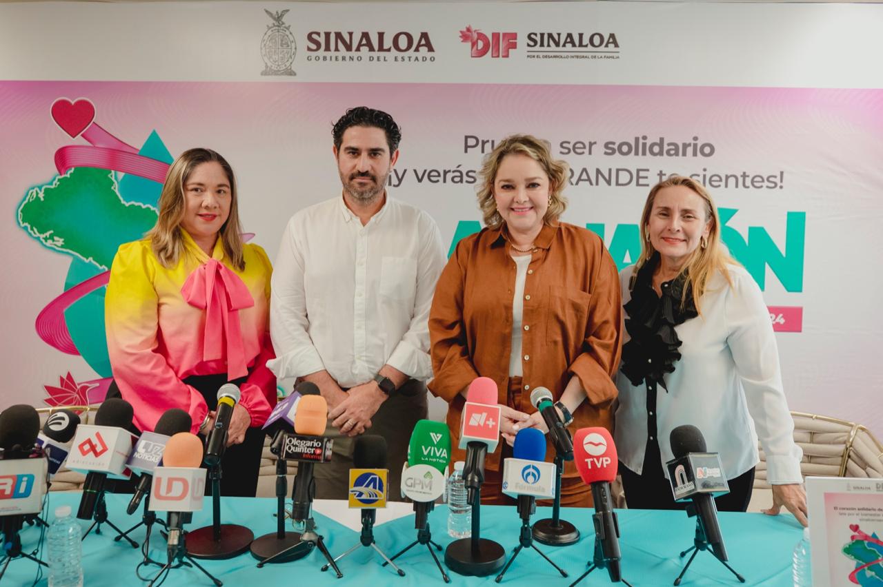 El próximo miércoles 12 de junio el Gobierno del Estado de Sinaloa a través del Sistema DIF Sinaloa realizará la edición número tres del Aquatón, evento que tiene como objetivo primordial promover e invitar a las y los ciudadanos a donar agua para consumo humano la cual se recolecta y se entrega a las familias de comunidades que padecen ante la escasez de agua en Sinaloa.