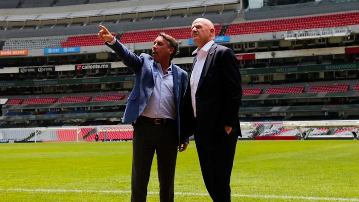 -	Gianni Infantino, presidente de FIFA, resaltó el histórico momento que vivirá el Estadio Azteca en dos años, cuando inaugure el Mundial 2026