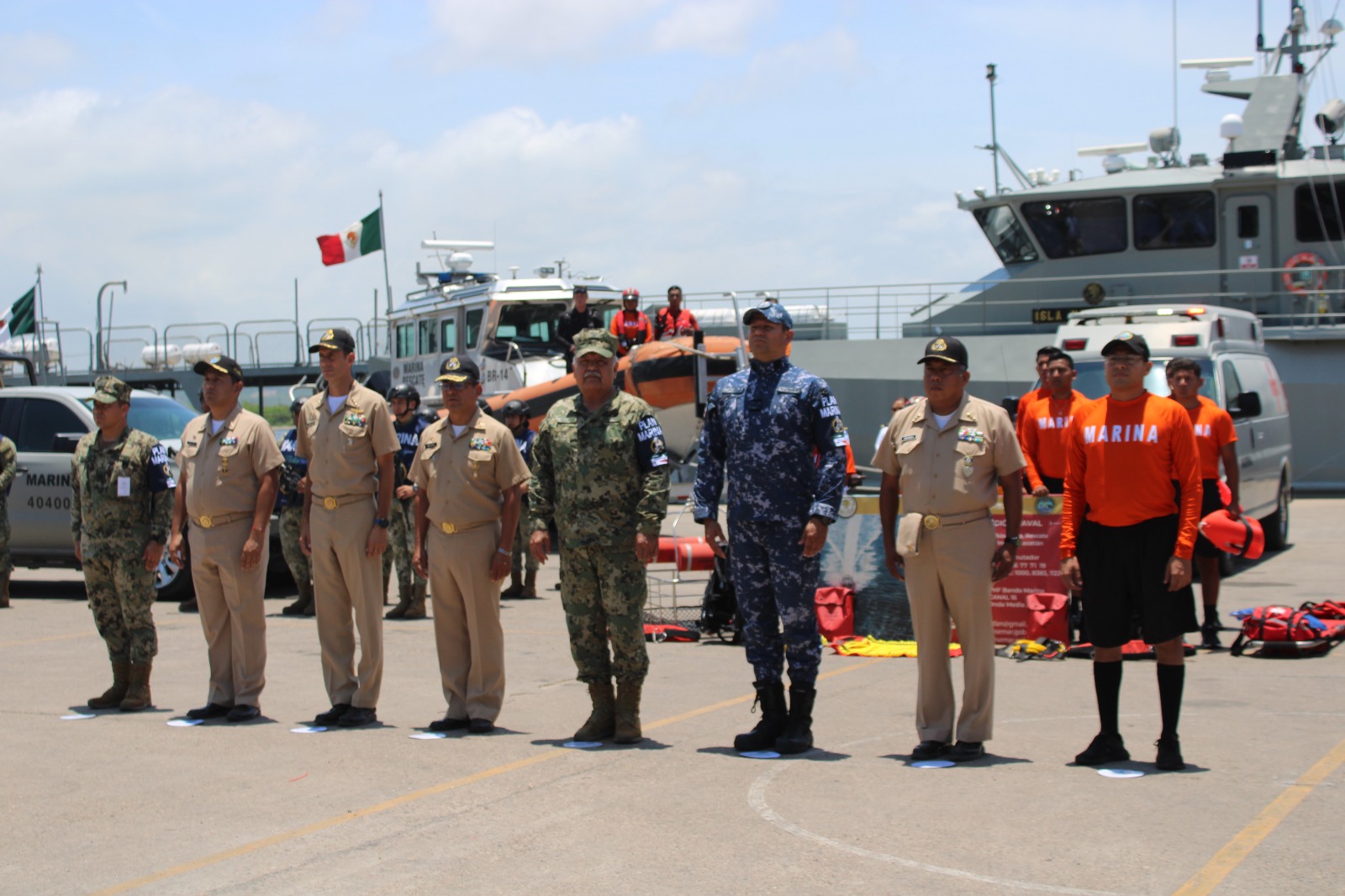Dicha operación se llevará a cabo en las playas de mayor afluencia turística de Mazatlán, Sinaloa, así como en los centros turísticos que son áreas de responsabilidad de la Armada de México, en el desempeño de sus funciones como Guardia Costera, realizándose en coordinación con Protección Civil, instituciones y autoridades.