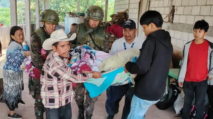 El presidente Andrés Manuel López Obrador minimizó el desplazamiento de mexicanos hacia Guatemala, derivado de la violencia de cárteles del narcotráfico en la frontera de Chiapas.