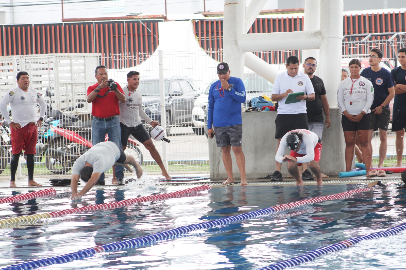 Elementos de los cuerpos de emergencia de Mazatlán, Sonora y Escuadrón Acuático inician certificación en rescate en aguas rápidas e inundaciones