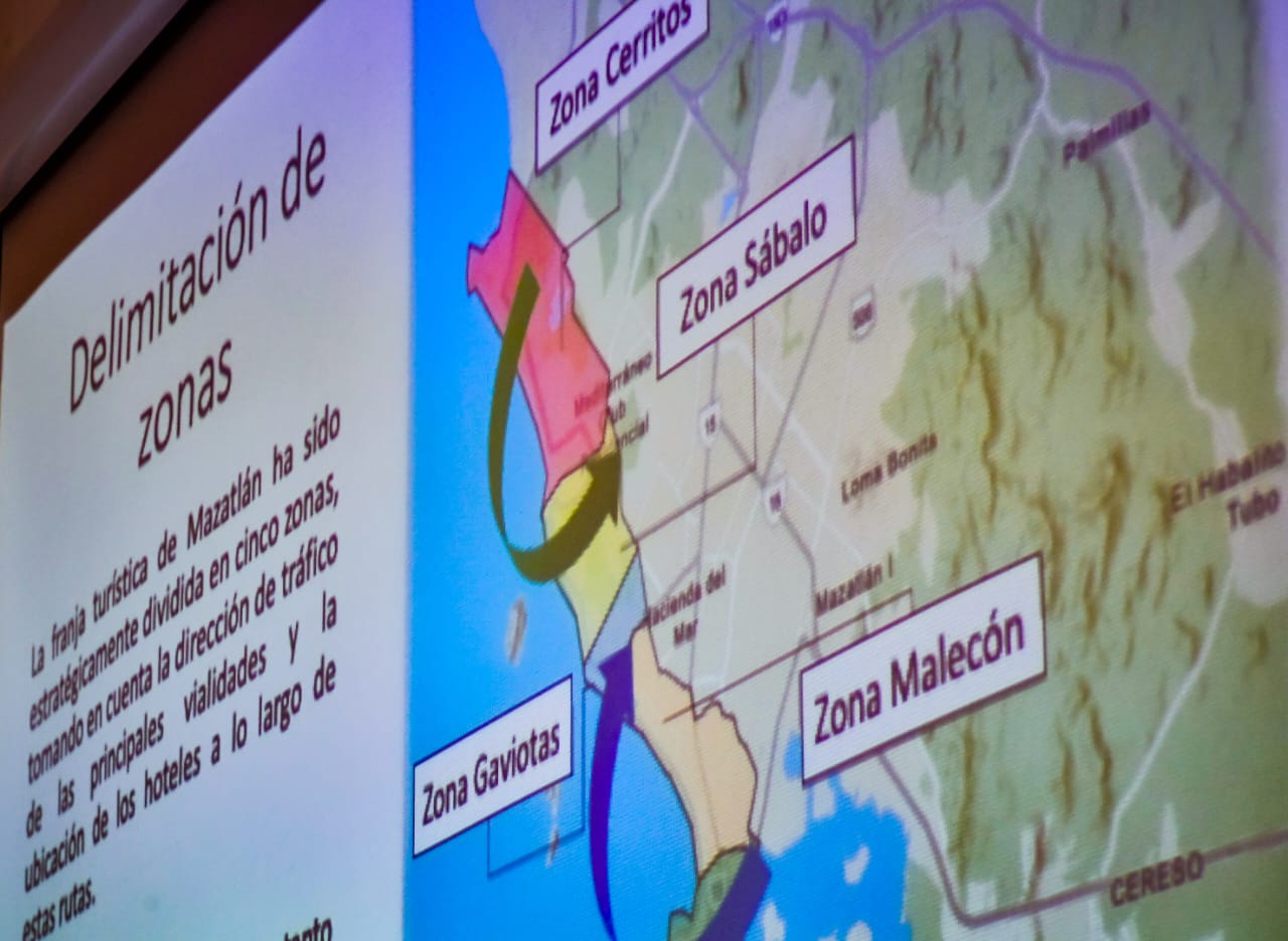 El proyecto propone la segmentación de la franja turística en cinco zonas y seis rutas de circulación en el puerto para mejorar la circulación, así como el ascenso, descenso y resguardo de vehículos tipo “charters”.