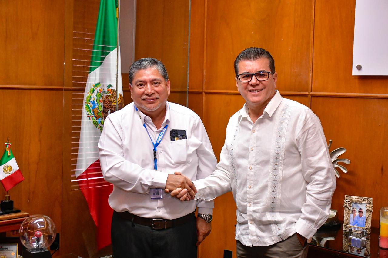 Se reúne Edgar González con Erick Wotzbely Cardona Chávez, Cónsul general de Guatemala en Tijuana Baja California.