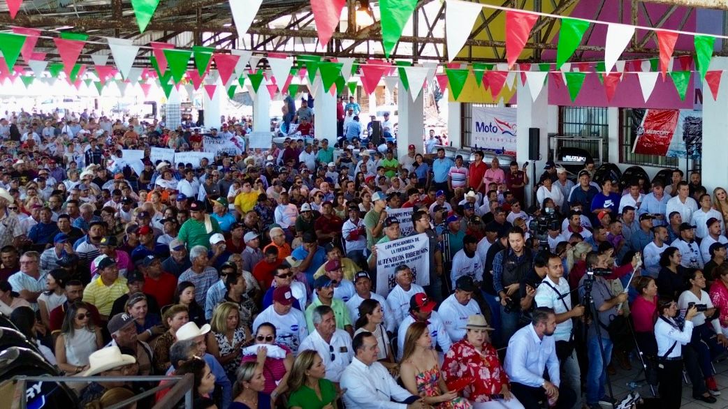 En la entrega del Programa de Apoyo a Unidades Económicas de Producción Pesquera y Acuícolas para la Adquisición de Embarcaciones menores con Motor Marino, se anunció la próxima entrega del Bien Pesca, un programa con más de 32 mil pescadoras y pescadores beneficiados.