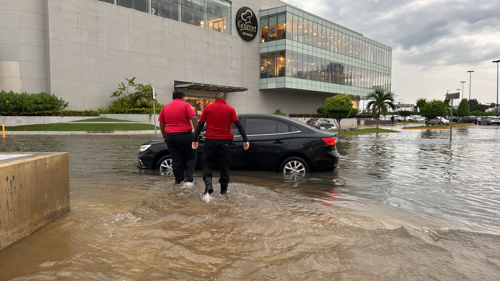 La mayor intensidad de precipitación se registró aproximadamente a las 15:00 hrs, el acumulado supera los 60 milímetros, informó el Coordinador Municipal de Protección Civil.