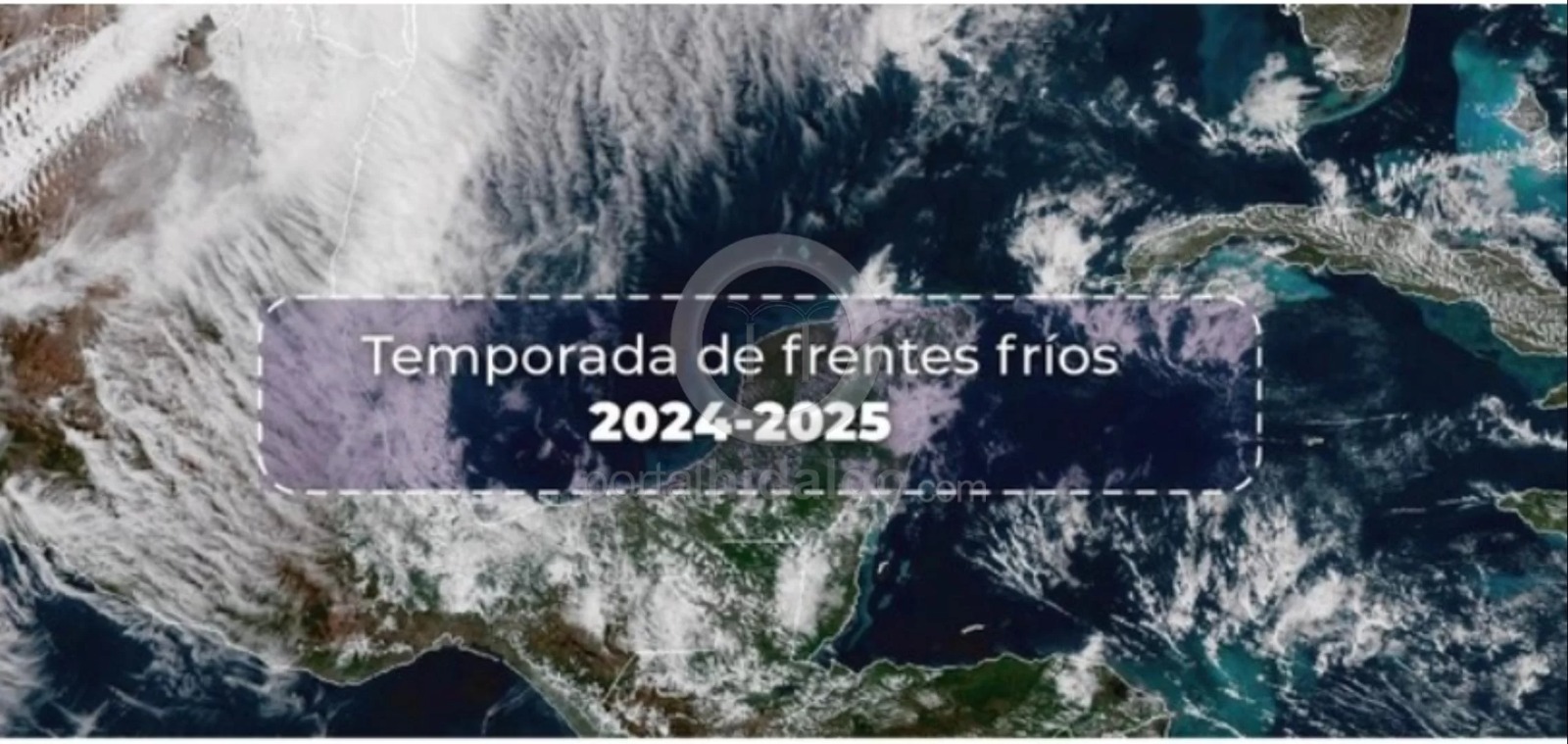 Diciembre y enero serán los meses con el mayor número de frentes fríos con ocho cada uno, apuntó el Meteorológico Nacional.