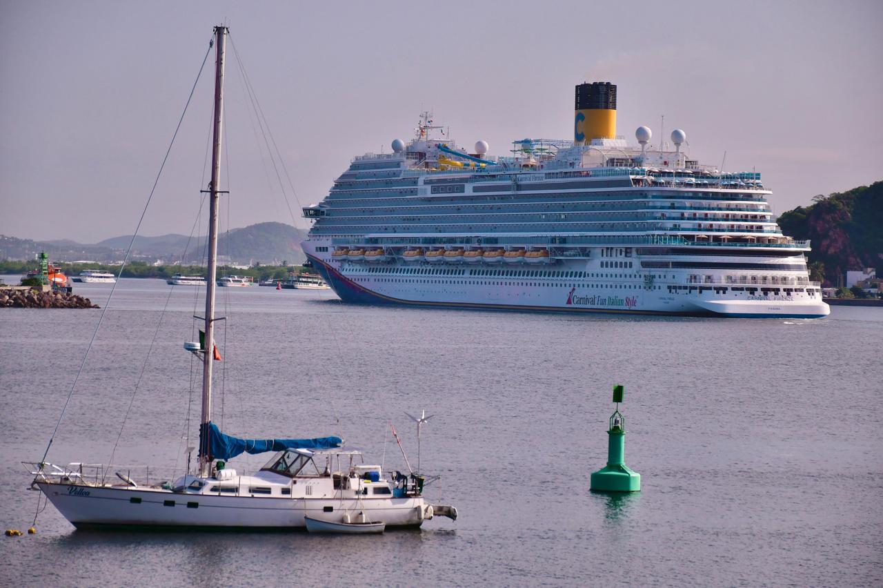 24 mil cruceristas visitaron Mazatlán durante septiembre.