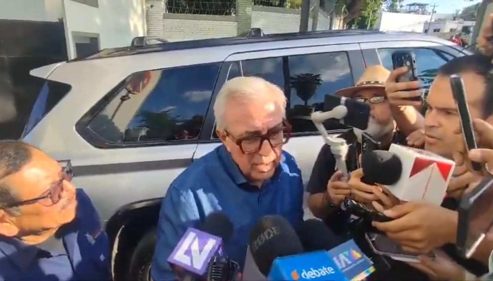 El gobernador del estado sostuvo una reunión con el secretario de la Defensa Nacional, general Ricardo Trevilla Trejo; y el secretario de Seguridad y Protección Ciudadana, Omar García Harfuch