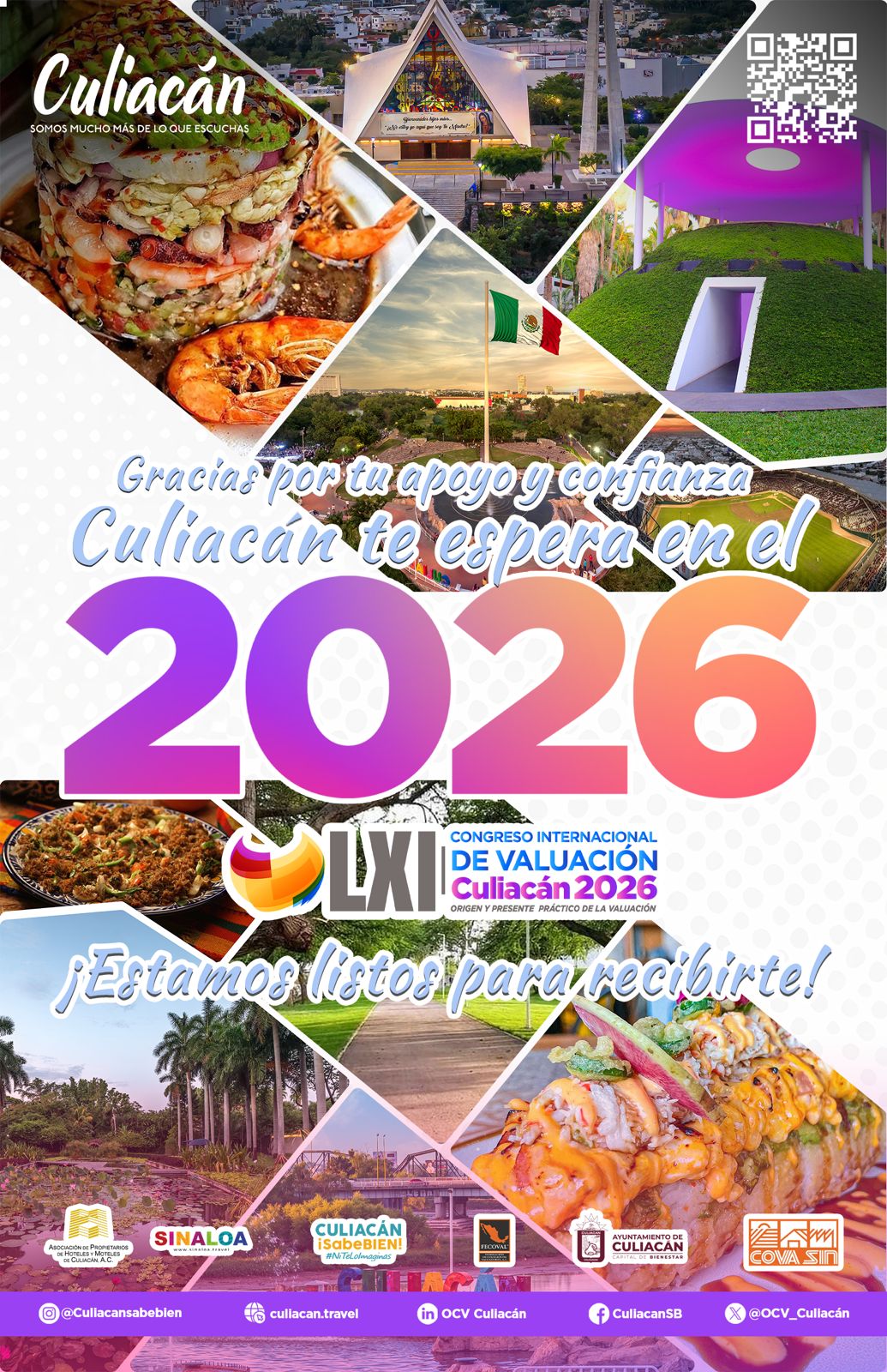 Una gran noticia se dio para Culiacán en el segmento de Industria de Reuniones, al lograr la sede del LXI Congreso Internacional de Valuación, para el año 2026, informó el representante de la Secretaría de Turismo del Estado, Ricardo Velarde Cárdenas.