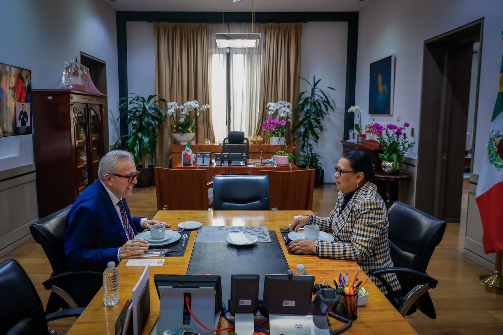 El mandatario estatal manifestó que el gobierno federal reiteró su respaldo a Sinaloa.