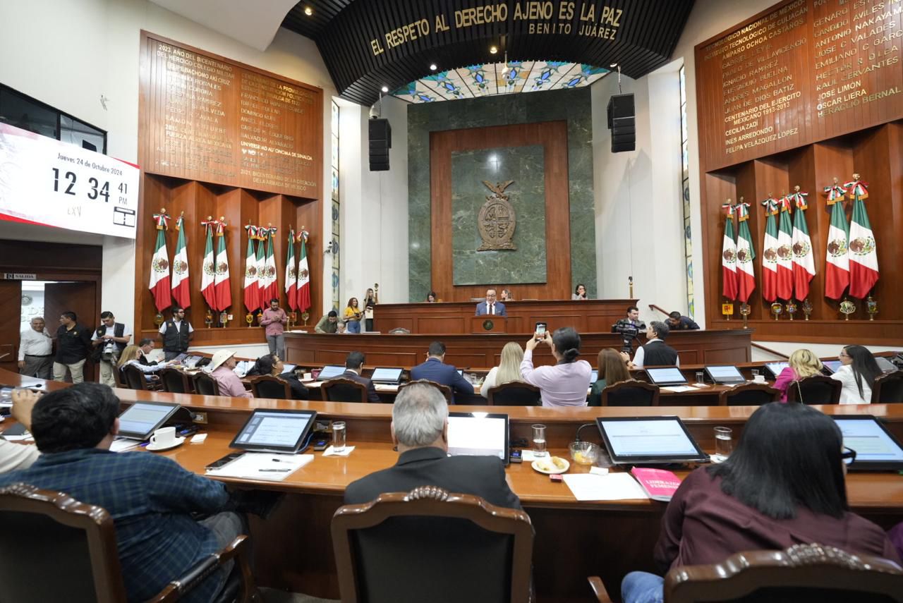 Ante el Pleno del Congreso del Estado, presentan Programa Legislativo del Primer Período Ordinario acordado por JUCOPO