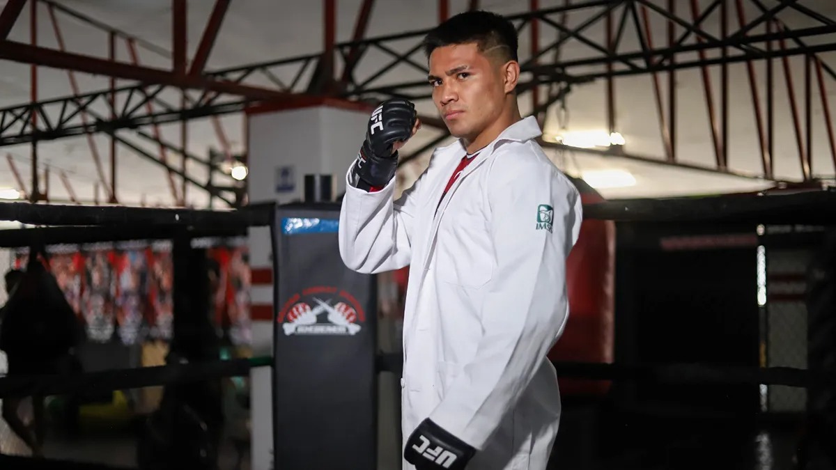 Bajo el nombre de ‘Black Spartan’, el médico David Martínez debutará en la UFC de artes marciales mixtas