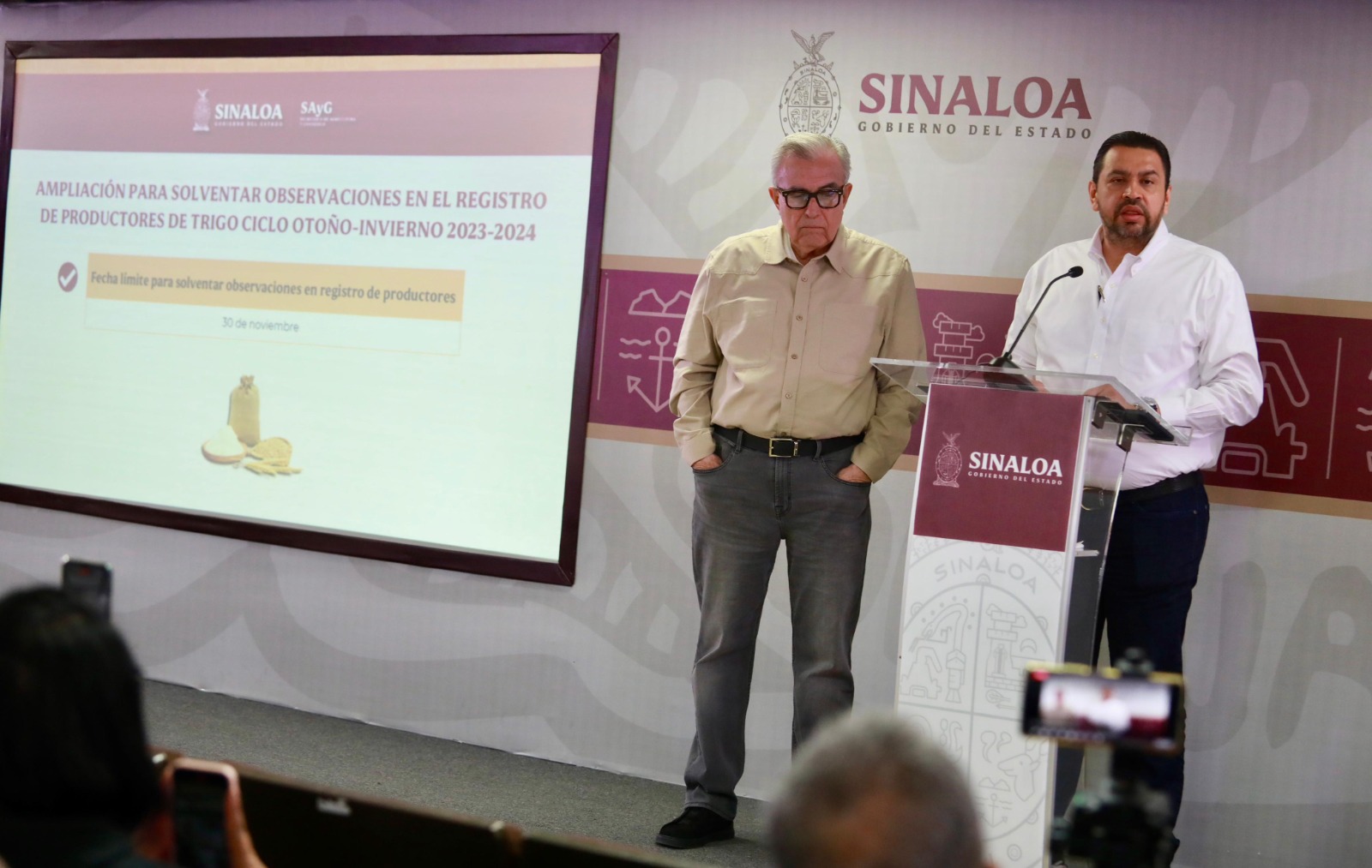 “Es importante comentar que se está pagando el apoyo del trigo del año 2024, es el primer año que se paga en el mismo ejercicio, y de la misma forma hemos estado gestionando el tema de los incentivos para la cosecha 2025”, ´recalcó.