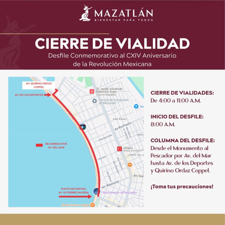 Para quienes van a acudir a disfrutar del recorrido, se recomienda utilizar vías alternas y circular con precaución