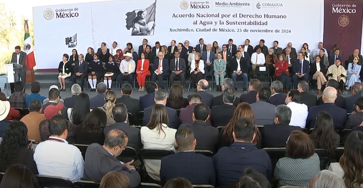 Dicho acuerdo fue suscrito por la presidenta de la República, Claudia Sheinbaum Pardo ante las gobernadoras y gobernadores del país, entre ellos el gobernador Rubén Rocha Moya.