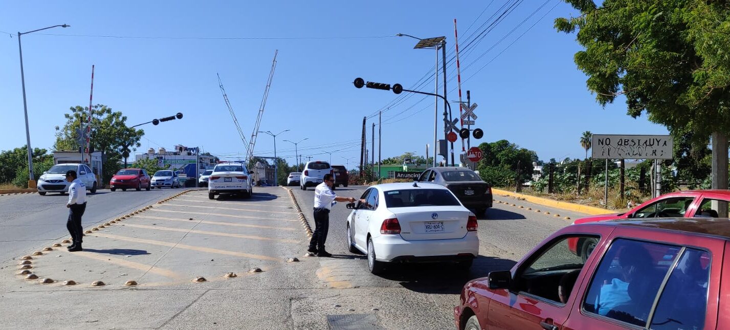 El objetivo es generar una cultura de respeto hacia los dispositivos que se encuentran en los cruces de ferrocarril