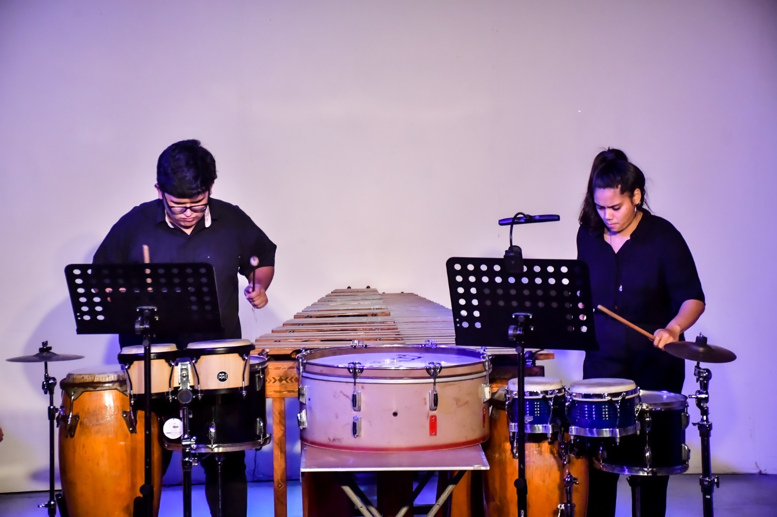 “Danzón, Guaracha y Percusión” fue un concierto que estimuló a todos los asistentes para seguir apoyando a sus familiares y amigos en su formación musical y artística en modo formal.