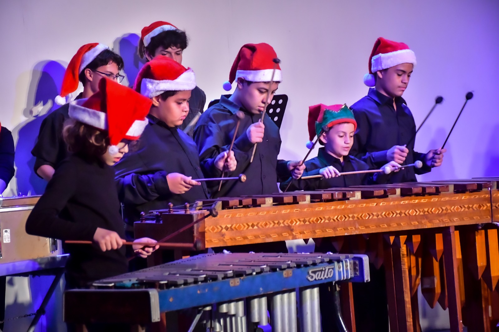 “Danzón, Guaracha y Percusión” fue un concierto que estimuló a todos los asistentes para seguir apoyando a sus familiares y amigos en su formación musical y artística en modo formal.
