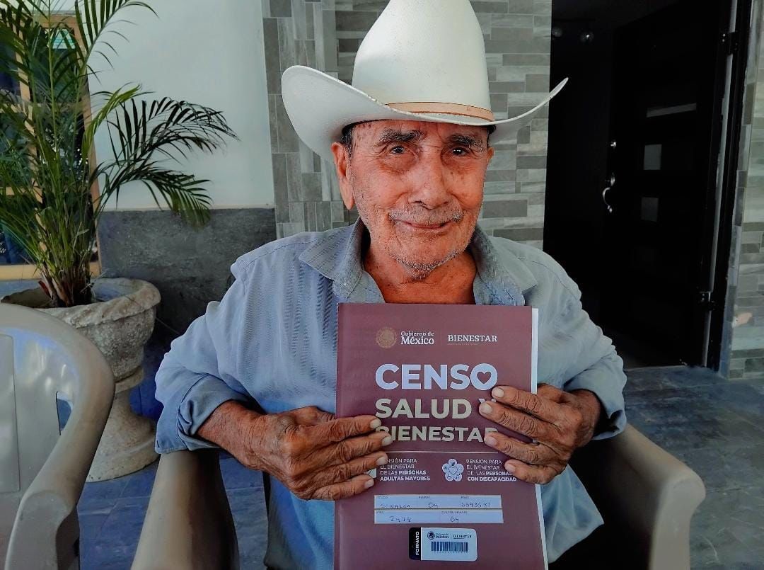 -	El delegado de Programas para el Bienestar en Sinaloa, Ángel Ulises Piña García, destaca que los Censos de Salud y Bienestar avanzan con  179 mil 719 personas adultas mayores y discapacidad.