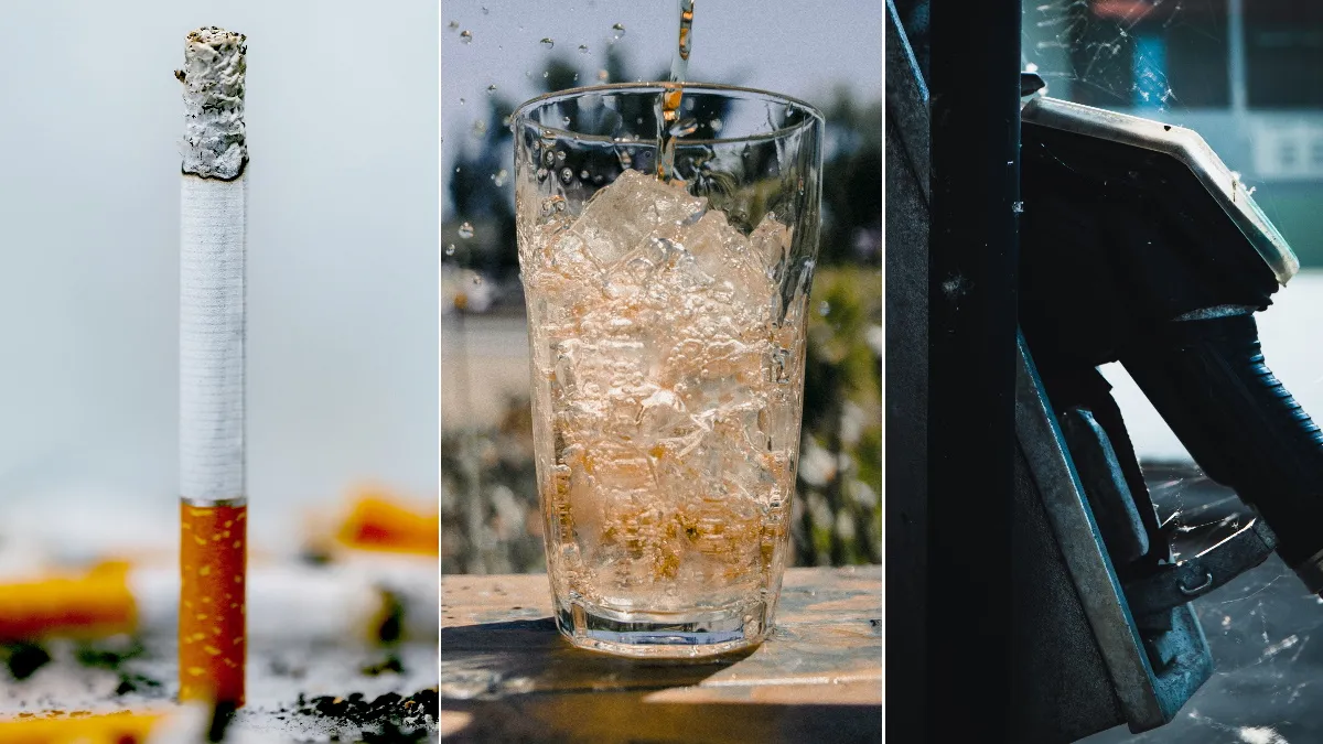 -	El IEPS que se cobra por la venta de refrescos, cigarros y gasolina tendrá un incremento del 4.5% a partir del primero de enero del 2025