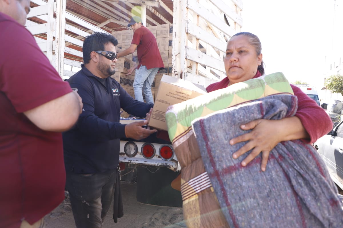 Con la Caravana de Apoyos Invernales, se entregan 3,600 apoyos en beneficio de 1,200 familias