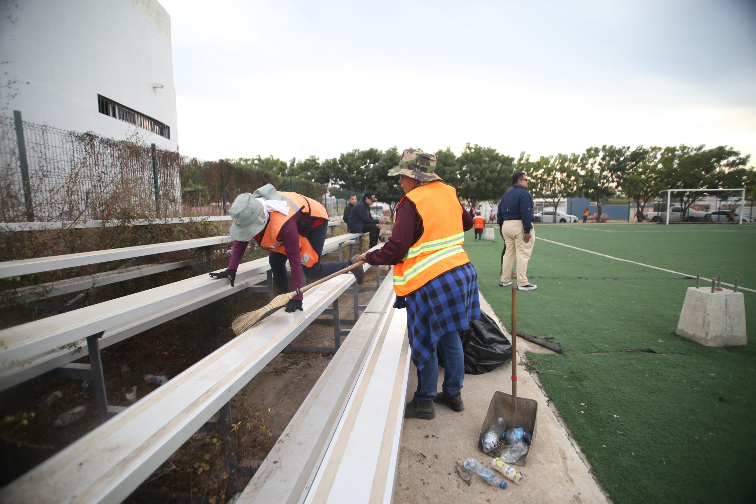 El mejoramiento integral del espacio deportivo a través del IMDEM, beneficiará a 2,500 deportistas de las escuelas de fútbol, béisbol 5, sóftbol, baloncesto y voleibol