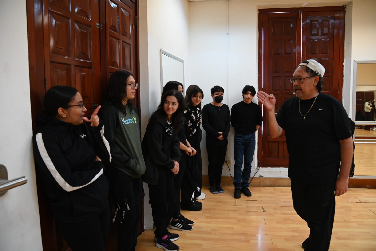 “Nos basamos no solo en la técnica teatral sino en la técnica corporal, en los juegos, en las dinámicas, en todo lo que tiene que ver con el quehacer teatral, desde la ética teatral también”, indicó.