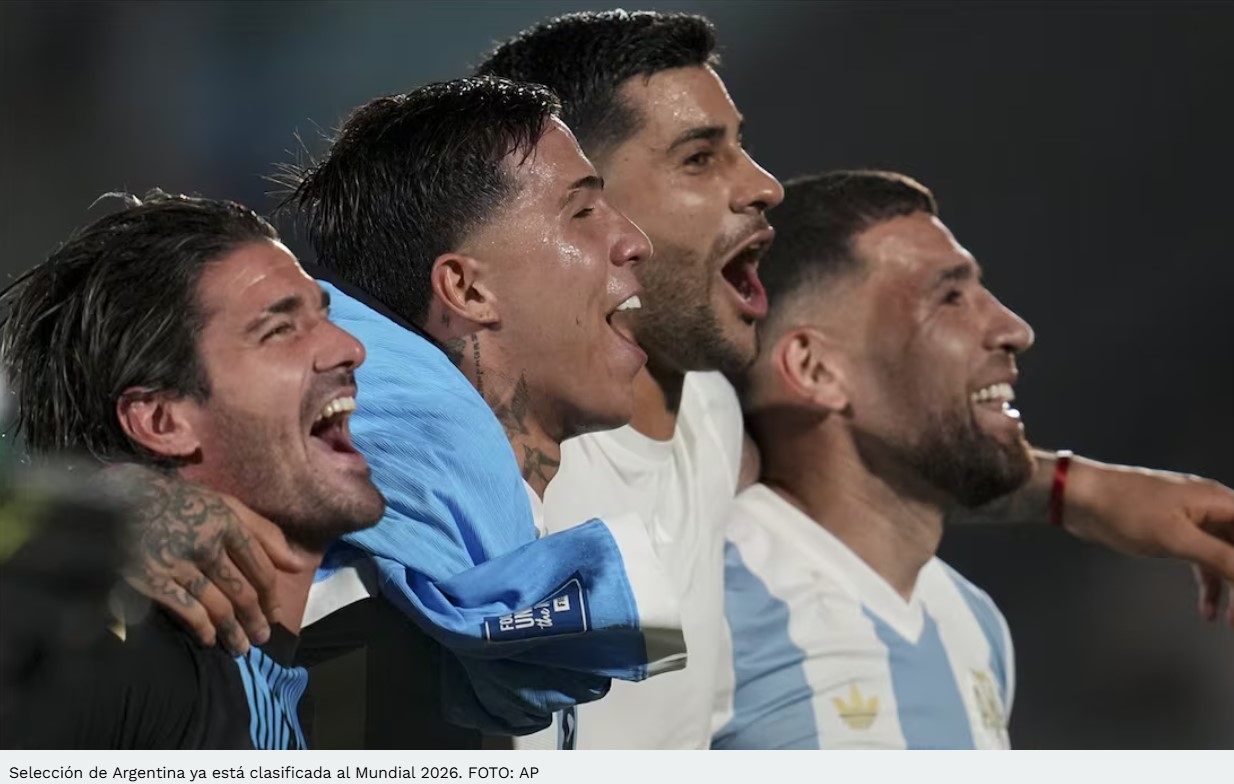 -	Argentina defenderá su título en el Mundial 2026 al calificarse a la justa mundialista para unirse a Japón, Nueva Zelanda e Irán, que también lograron su pase.