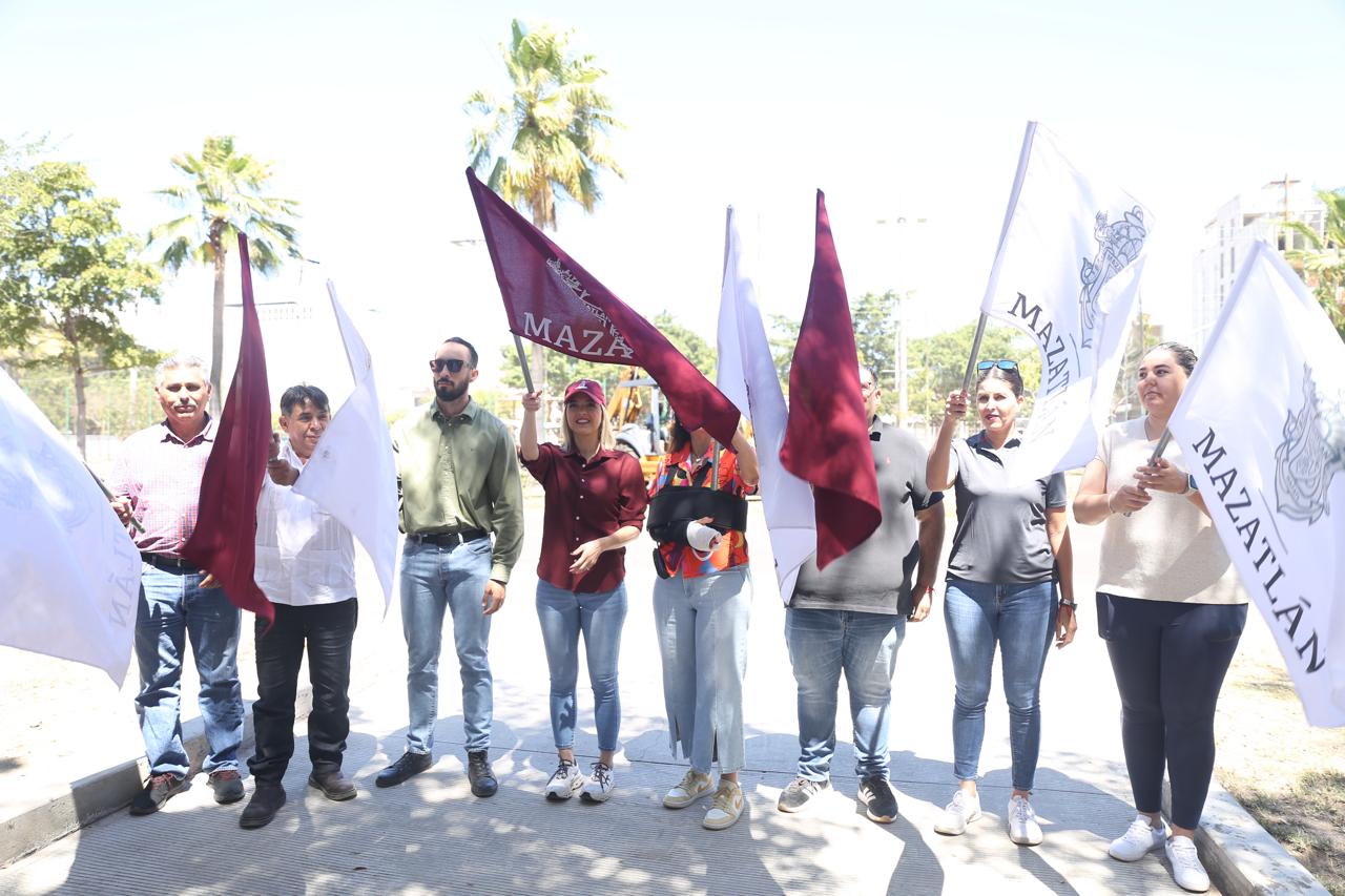 Estrella Palacios pone en marcha el embellecimiento de la avenida Leonismo