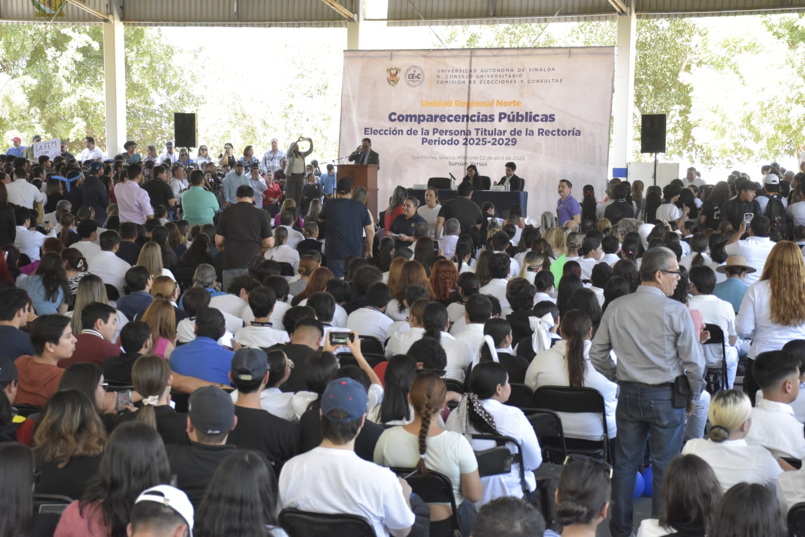 Inician en la Unidad Regional Norte las comparecencias de aspirantes a la Rectoría de la UAS 2024-2025