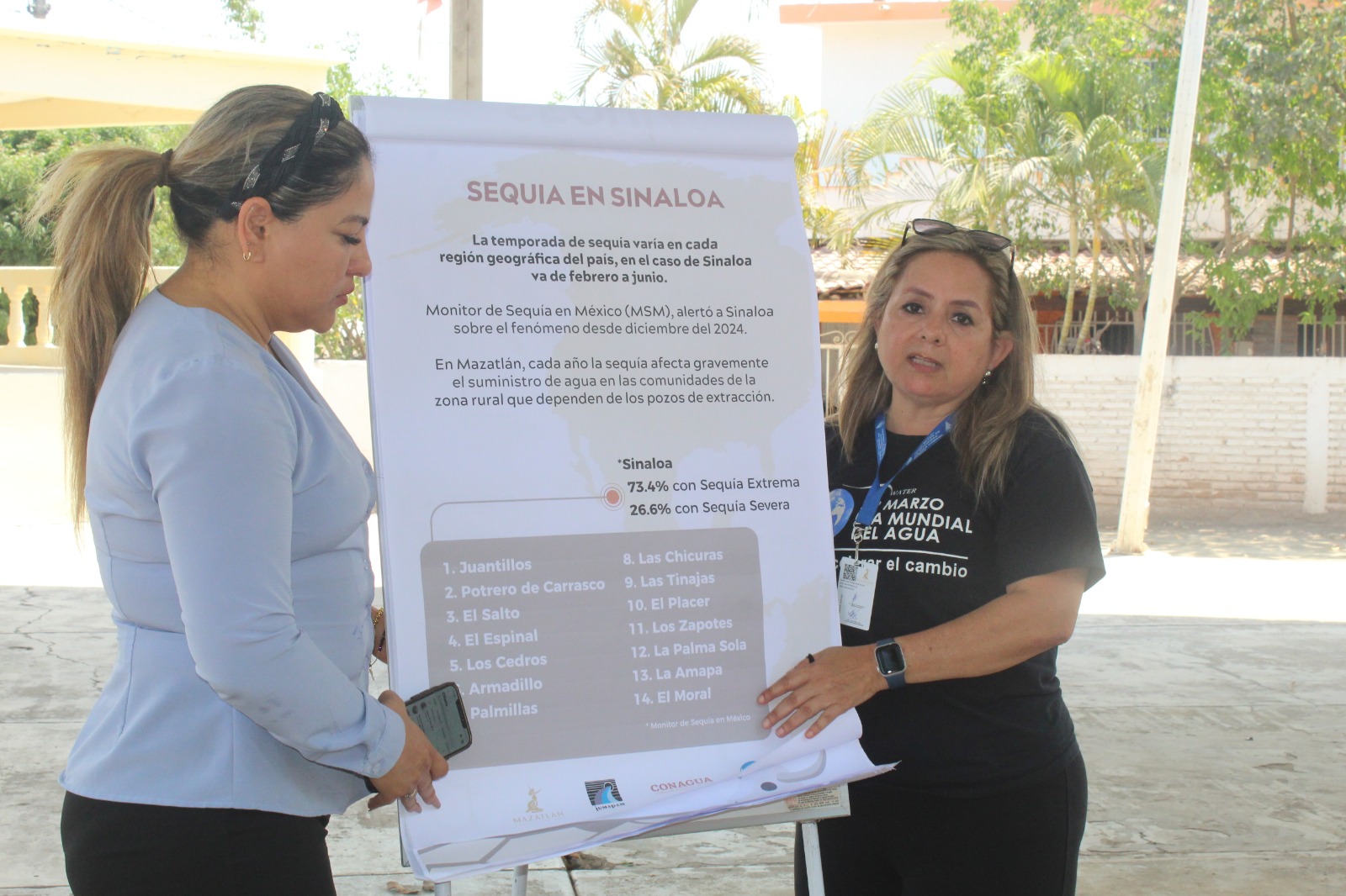 Tras asistir a una plática de Cultura del Agua de JUMAPAM, marmolenses y puenteños reconocen que cada año hay menos agua