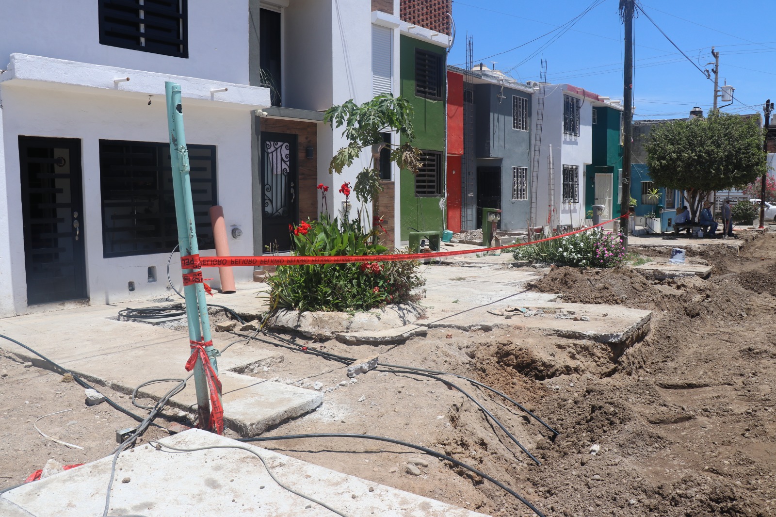 Es una obra complementaria al proyecto de renovación de la red sanitaria que, el mes pasado, dio inicio la Presidenta de Mazatlán, Estrella Palacios Domínguez