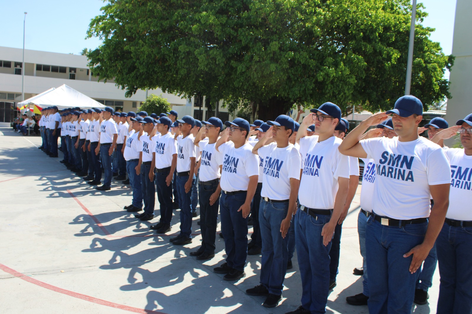 Secretaría de Marina realiza Ceremonia de Toma de Protesta y Jura de Bandera del Personal de Marineros del Servicio Militar Nacional Clase 2006, Remisos y Mujeres Voluntarias
