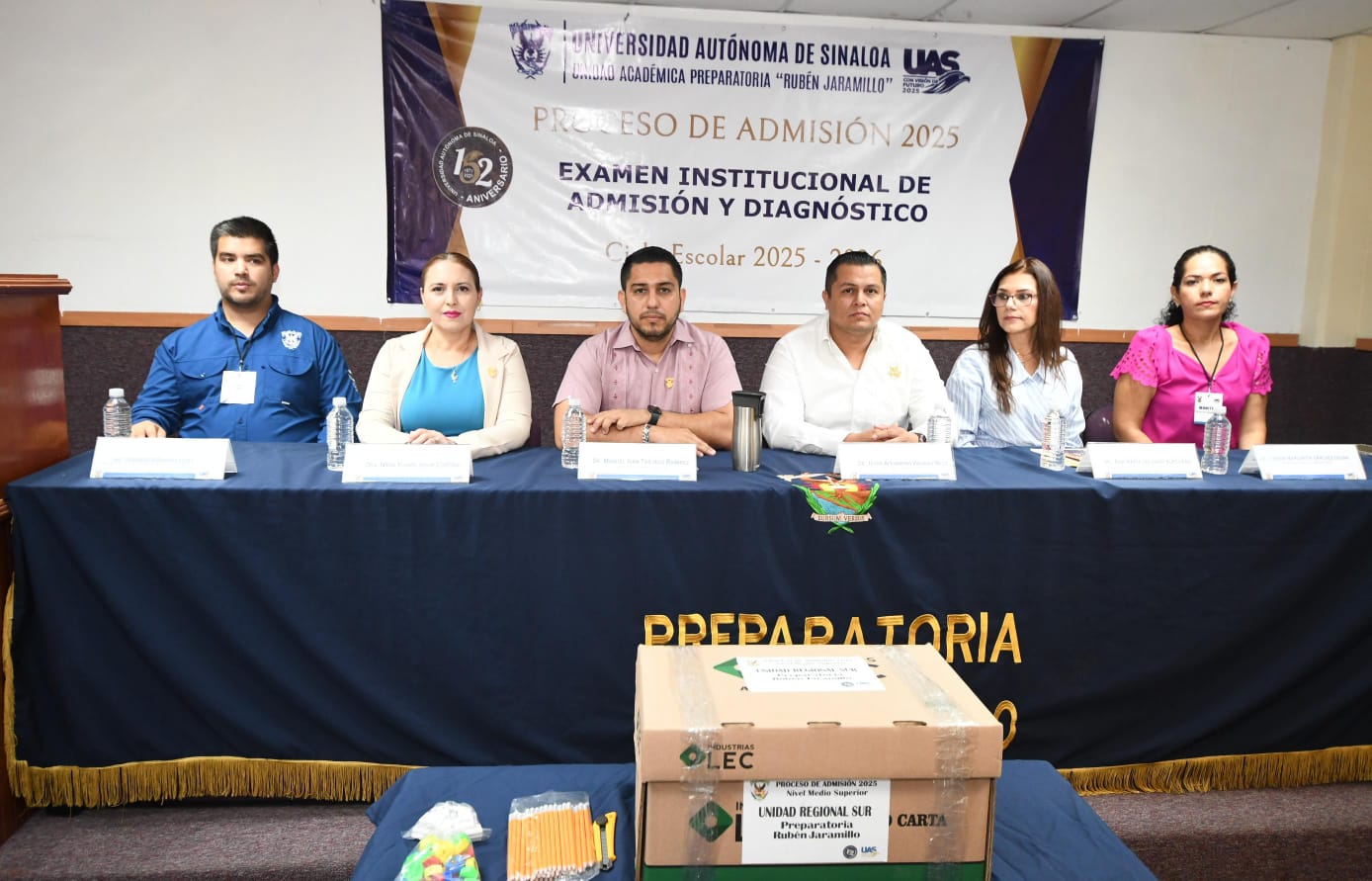 La Universidad Autónoma de Sinaloa (UAS) puso en marcha este 17 de mayo, el protocolo para la aplicación del Proceso 2025 del Examen Institucional de Admisión y Diagnóstico, para el Ciclo Escolar 2025-2026.
